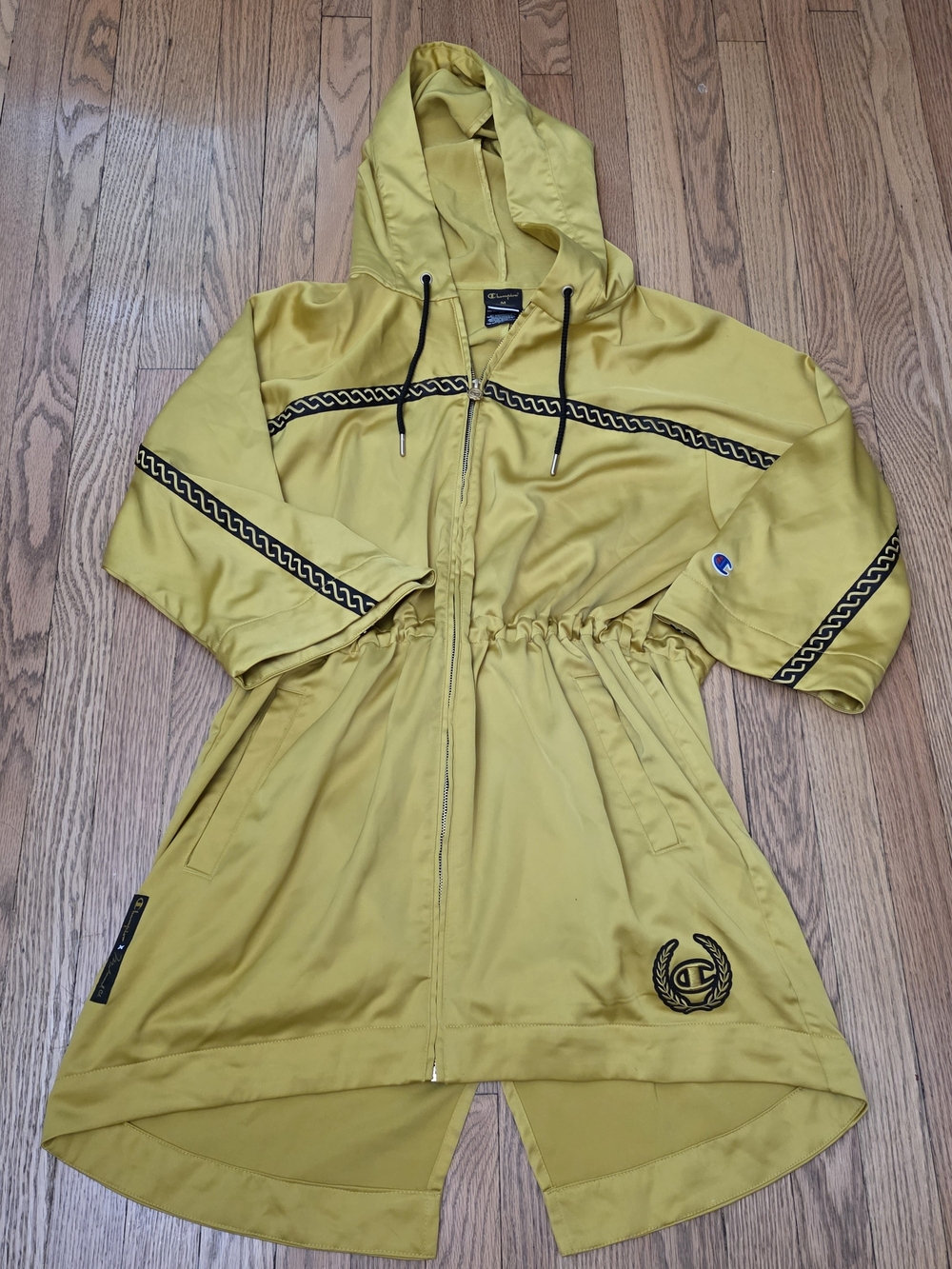 Champion x Muhammad Ali Gold Satin Boxing Robe Jacket Unisex Medium